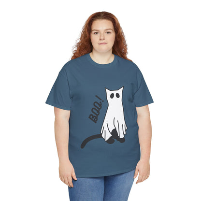 Unisex Heavy Cotton Tee - Boo Cat