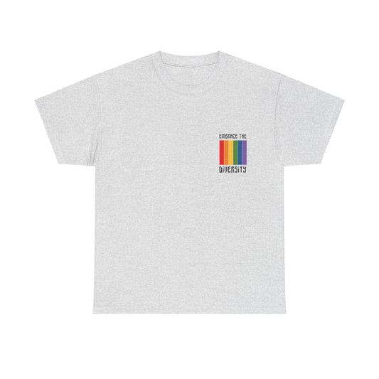 Unisex Heavy Cotton Tee - Embrace The Diversity Mini