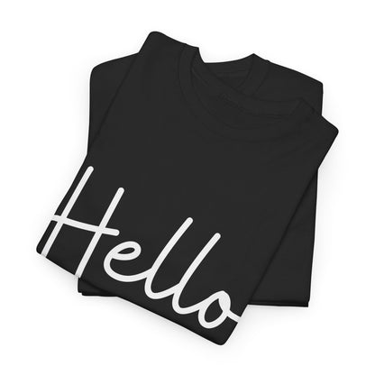 "Hello" & "Goodbye" (English Greetings) Unisex Heavy Cotton Tee