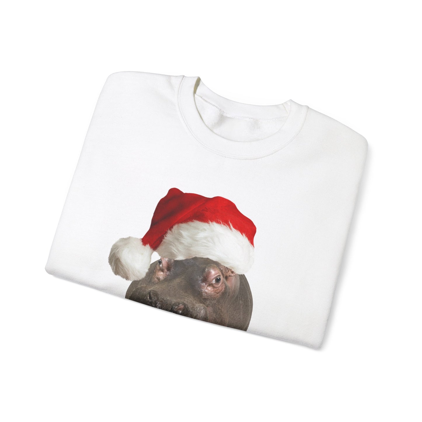 Hippity-Ho Hippo xmas Crewneck Sweatshirt