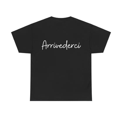 "Ciao" & "Arrivederci" (Italian Greetings) Unisex Heavy Cotton Tee