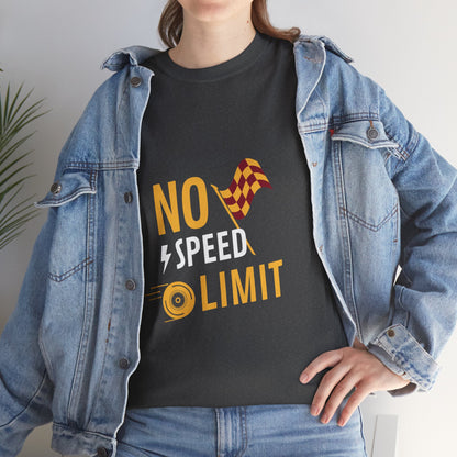 Unisex Heavy Cotton Tee - No Speed Limit