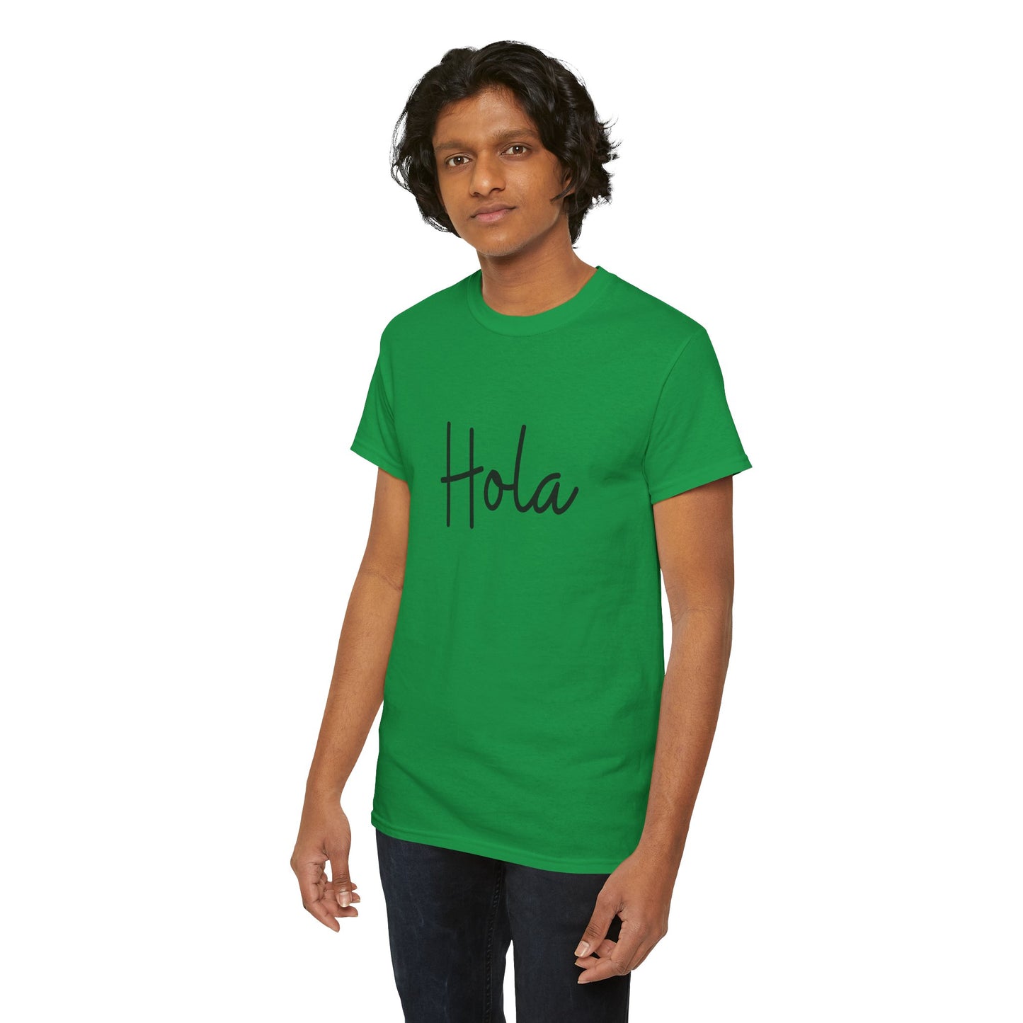 "Hola" & "Hasta Luego" (Spanish Greetings) Unisex Heavy Cotton Tee