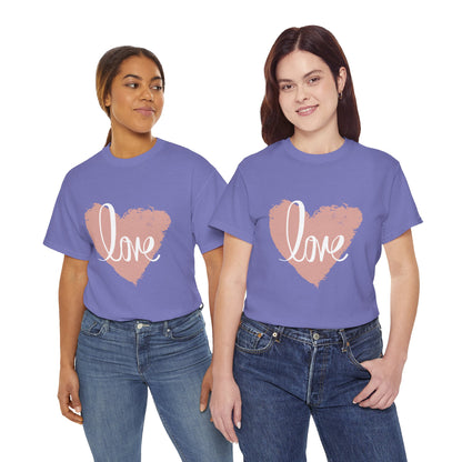 Love Heart - Unisex Heavy Cotton Tee