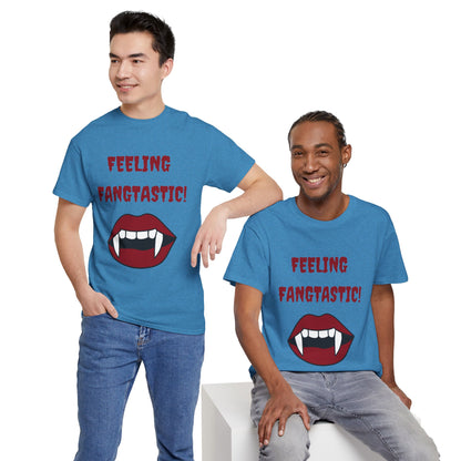 Unisex Heavy Cotton Tee - Feeling Fangtastic