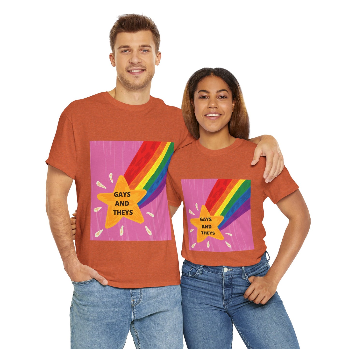 Unisex Heavy Cotton Tee - Gays And Theys