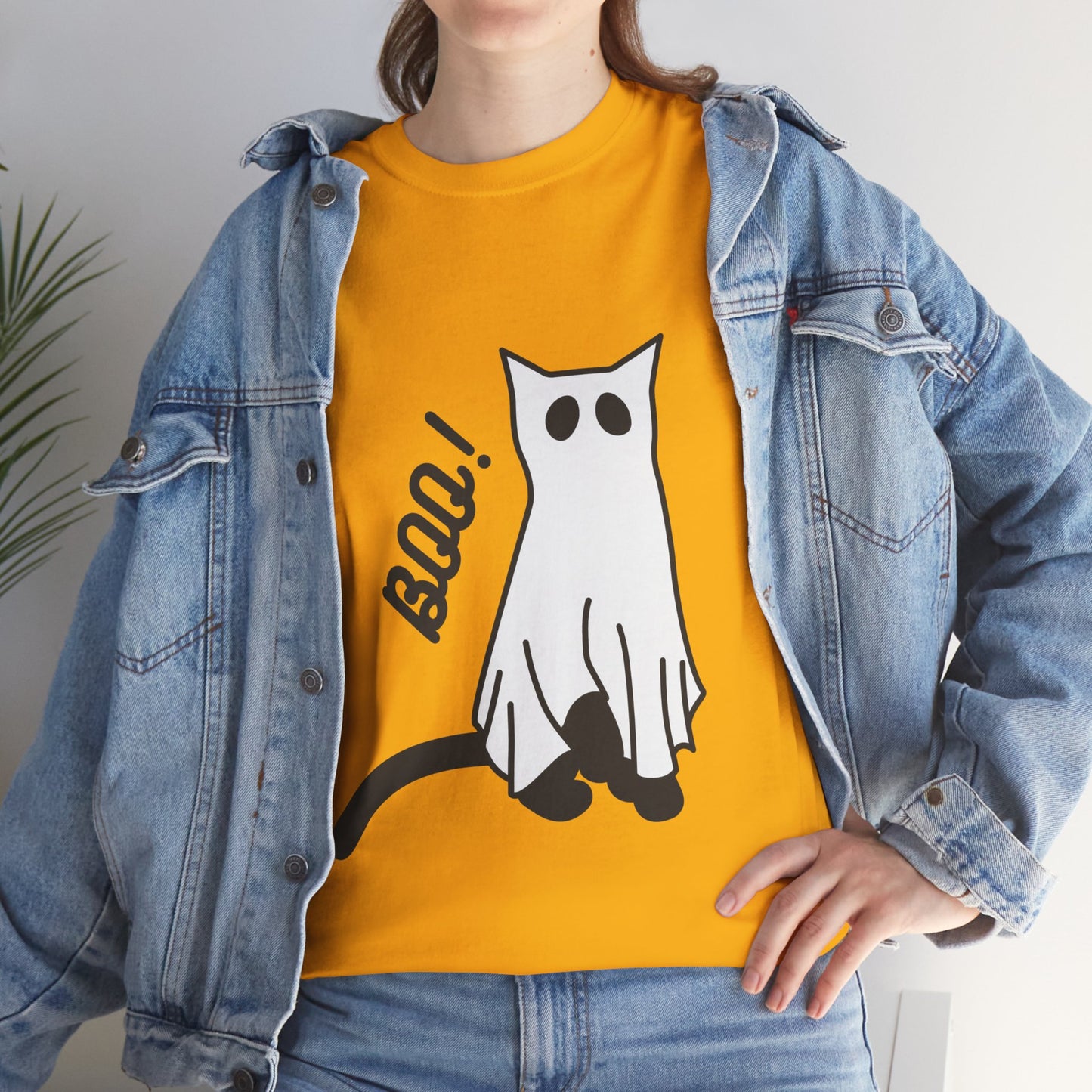 Unisex Heavy Cotton Tee - Boo Cat