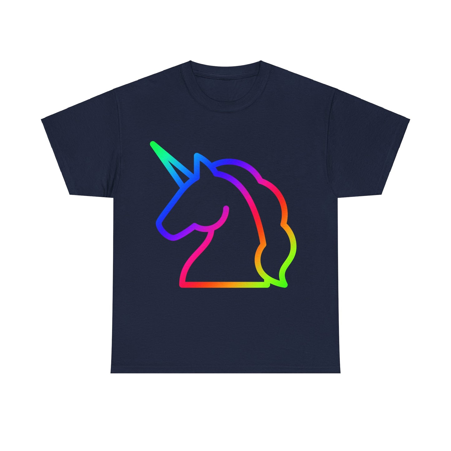 Vibrant, rainbow, colourful unicorn. Ideal for any animal or wildlife lover.  T-SHIRT Use your imagine, bringing magic and sparkle to your life.