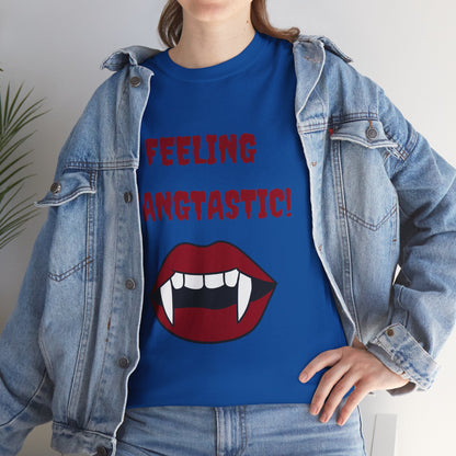 Unisex Heavy Cotton Tee - Feeling Fangtastic