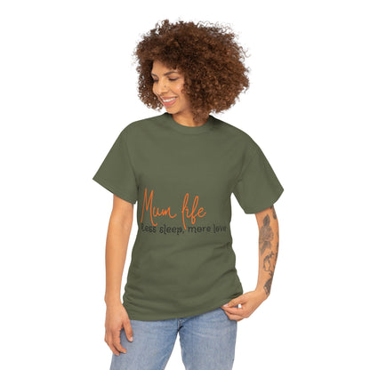 Unisex Heavy Cotton Tee - Mum Life