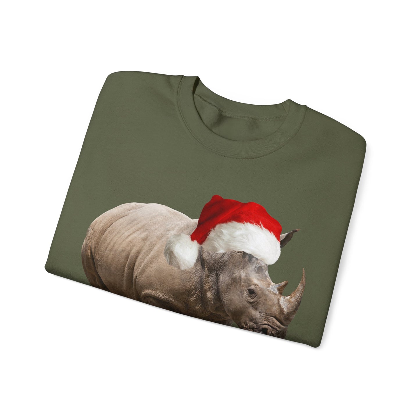 Christmas Rhino Bells Sweatshirt