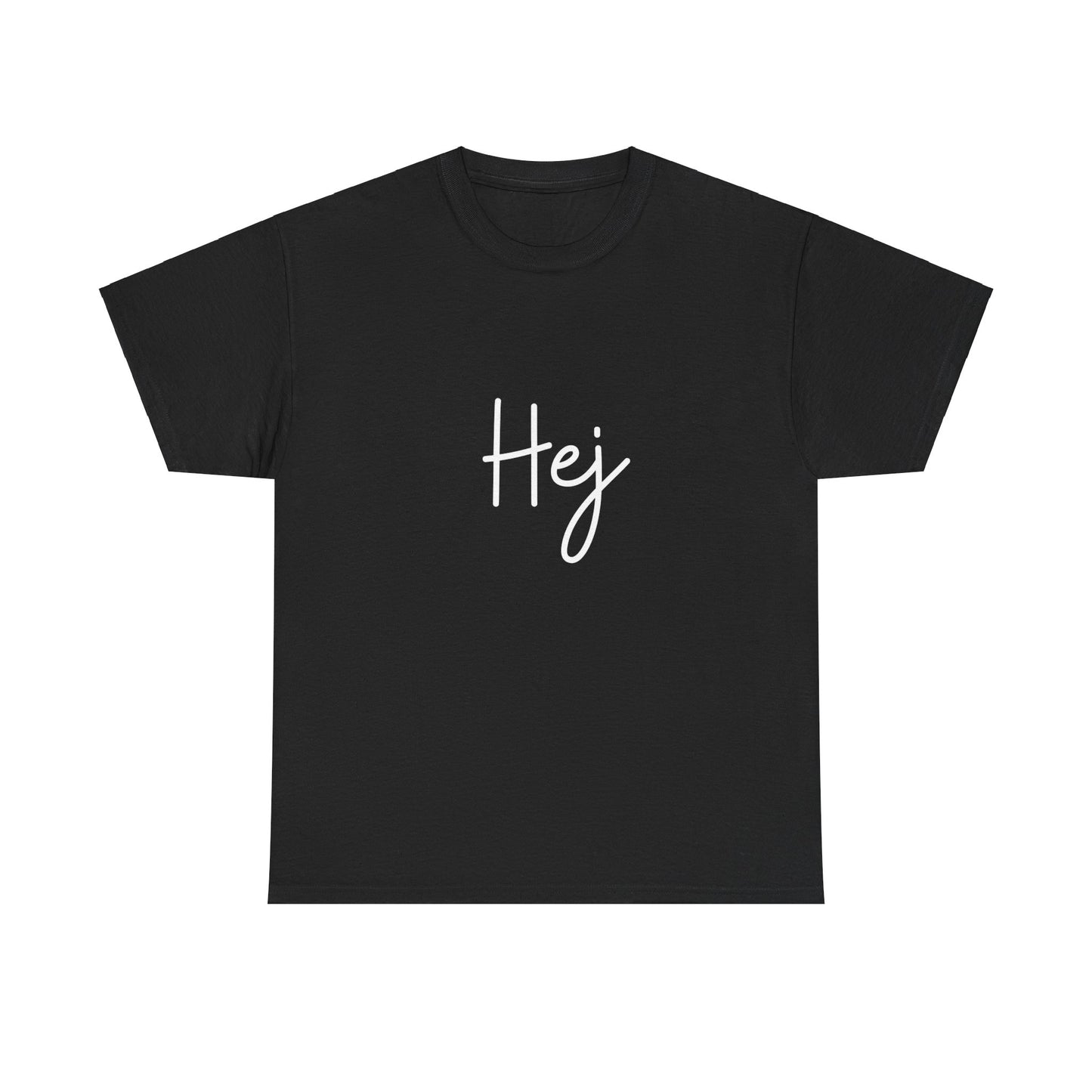 "Hej" & "Farvel" (Danish Greetings) Unisex Heavy Cotton Tee