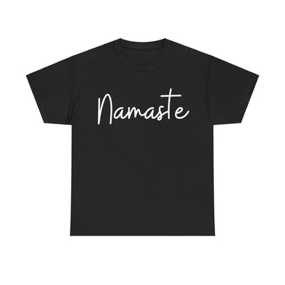 "Namaste" & "Namaste" (Hindi Greetings) Unisex Heavy Cotton Tee