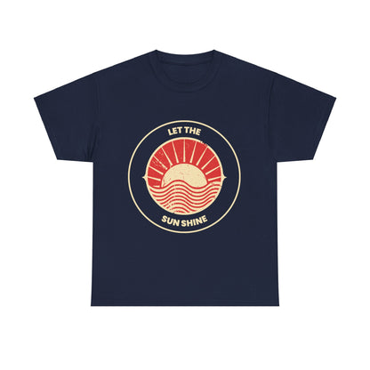 Unisex Heavy Cotton Tee - Let The Sun Shine