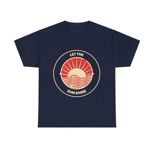 Unisex Heavy Cotton Tee - Let The Sun Shine