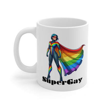 Super Gay Super Hero Mug