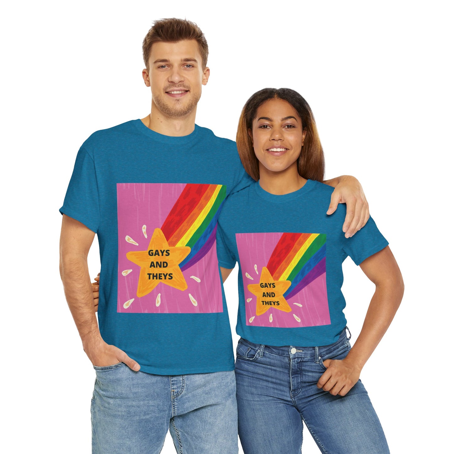 Unisex Heavy Cotton Tee - Gays And Theys