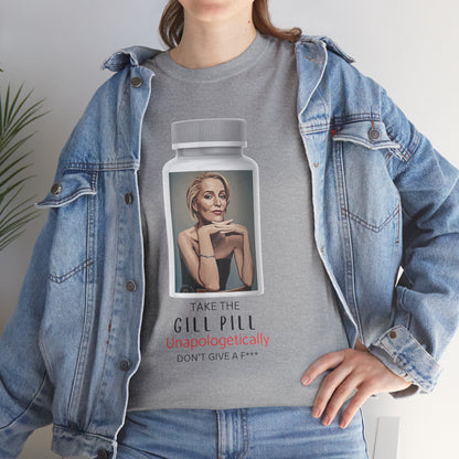 Unapologetically Doesn't Give a F**k Gill Pill Tee