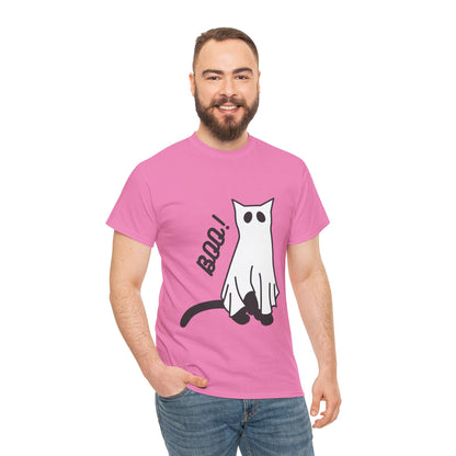 Unisex Heavy Cotton Tee - Boo Cat