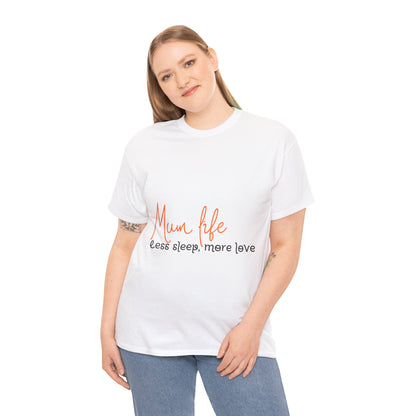 Unisex Heavy Cotton Tee - Mum Life