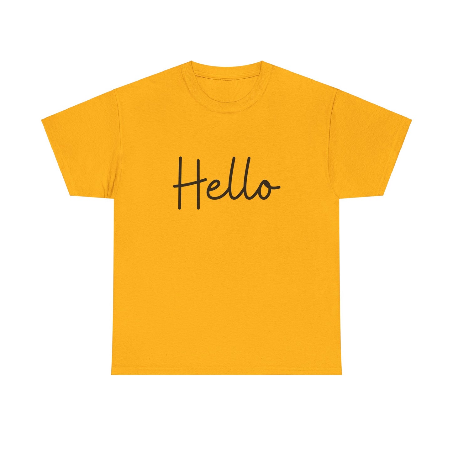 "Hello" & "Goodbye" (English Greeting) Unisex Heavy Cotton Tee