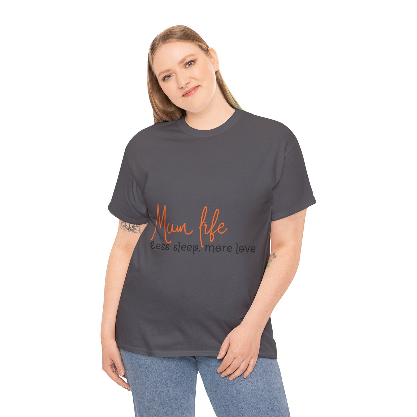 Unisex Heavy Cotton Tee - Mum Life