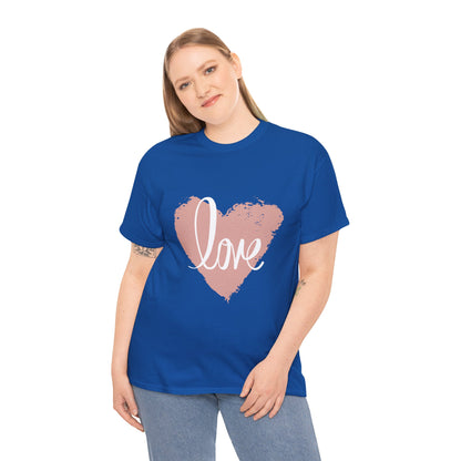 Love Heart - Unisex Heavy Cotton Tee