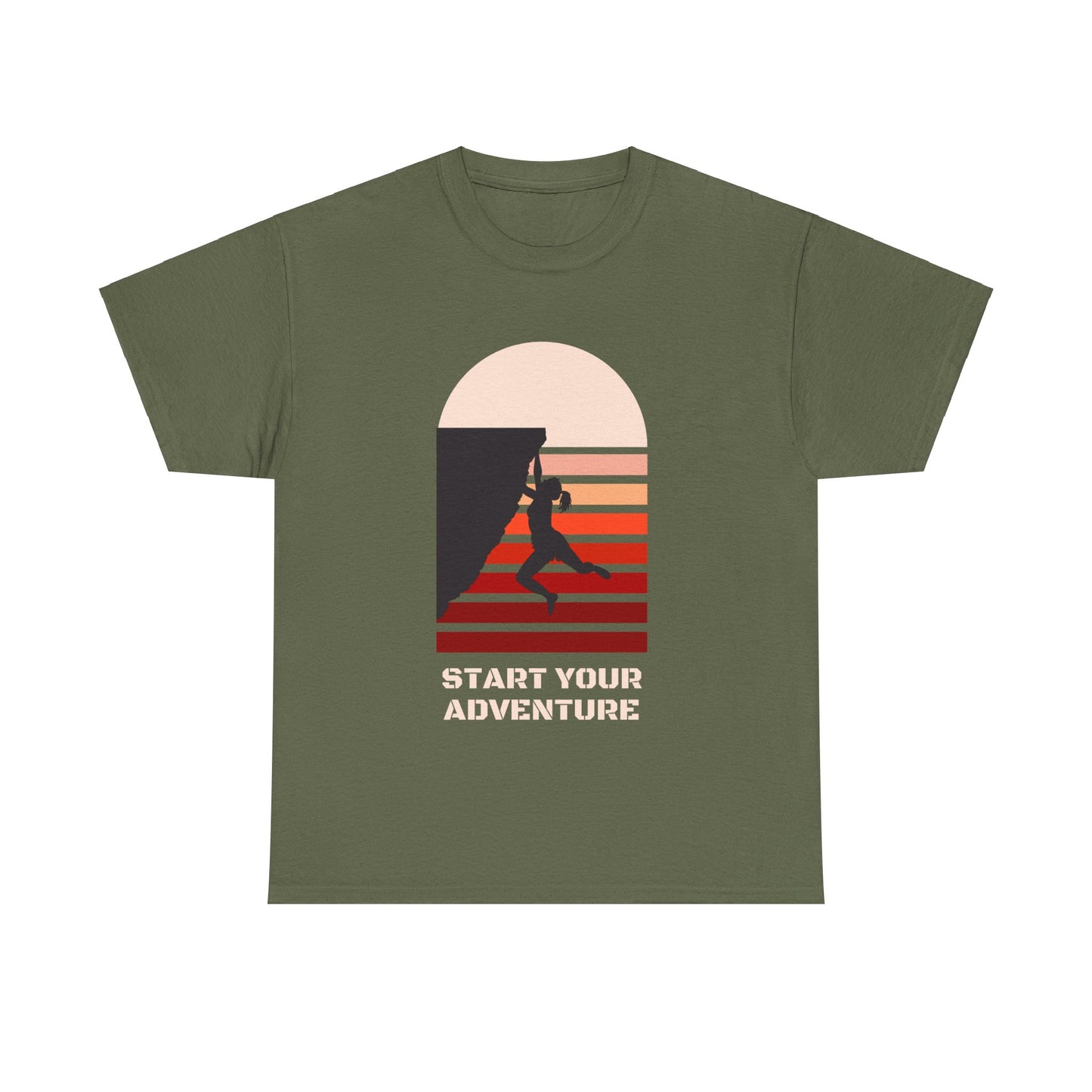 Climbing Adventure 1 - Unisex Heavy Cotton Tee