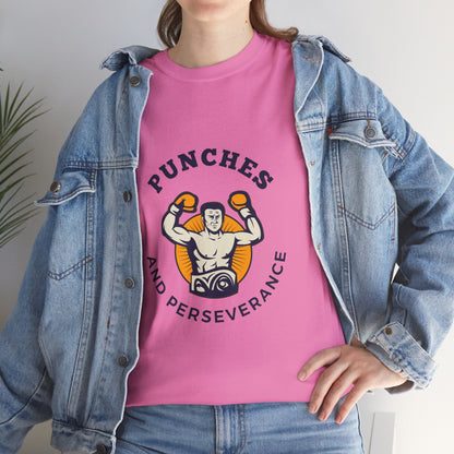 Unisex Heavy Cotton Tee - Punches And Perseverance Man