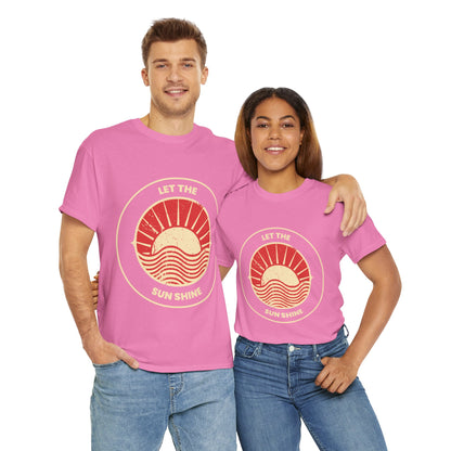 Unisex Heavy Cotton Tee - Let The Sun Shine