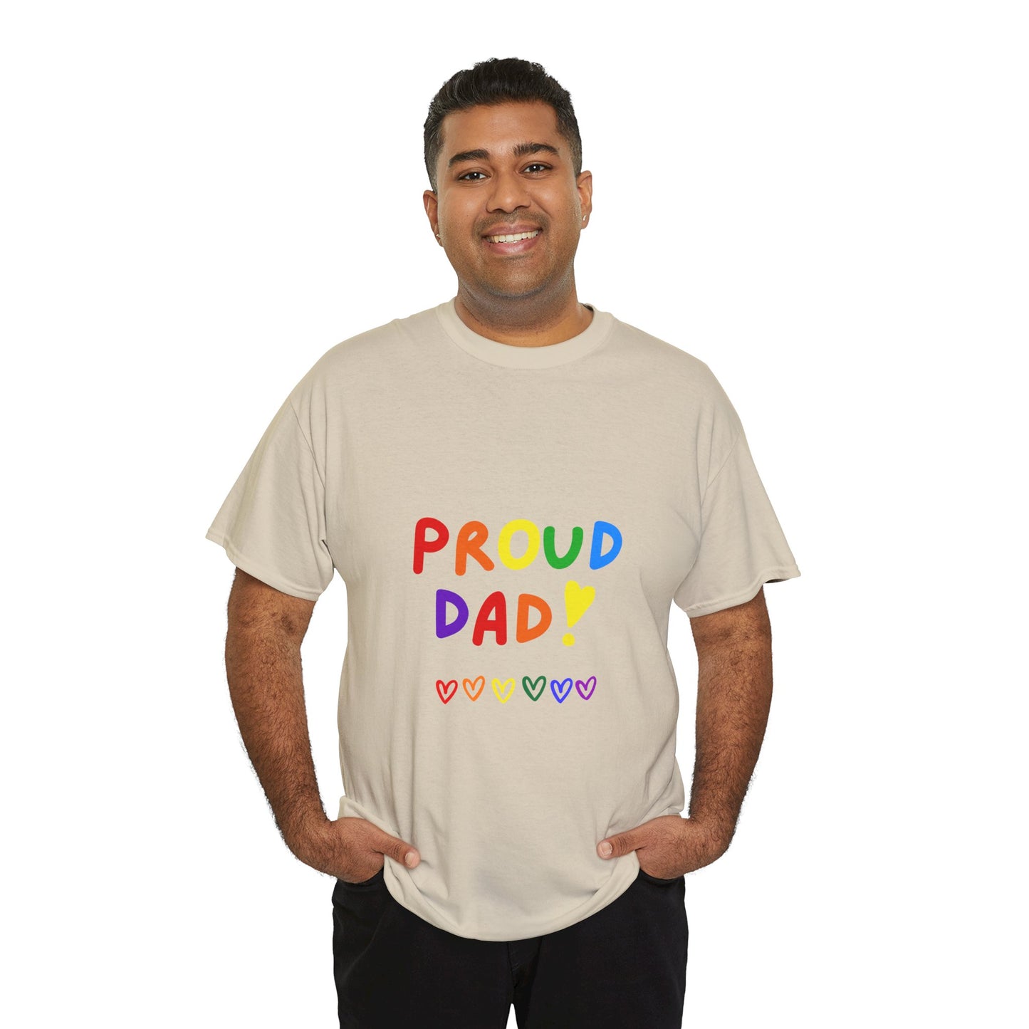 Unisex Heavy Cotton Tee - Proud Dad