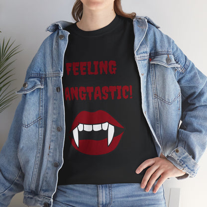 Unisex Heavy Cotton Tee - Feeling Fangtastic