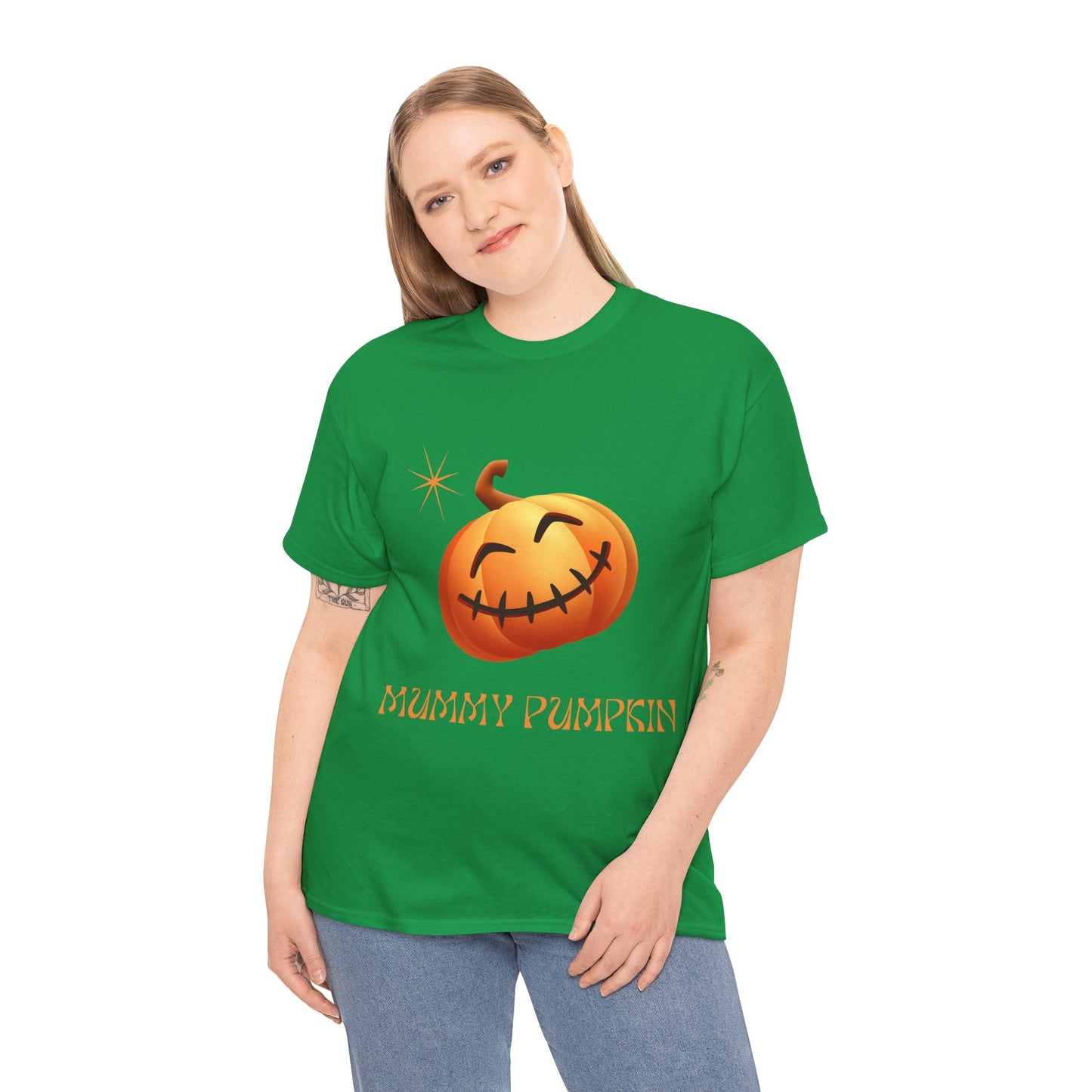 Mummy Pumpkin - Unisex Heavy Cotton Tee