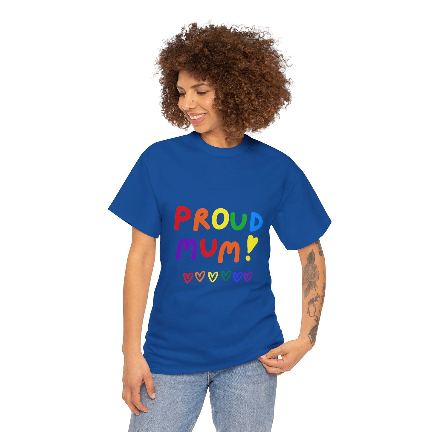 Unisex Heavy Cotton Tee - Proud Mum