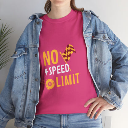 Unisex Heavy Cotton Tee - No Speed Limit