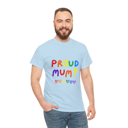 Unisex Heavy Cotton Tee - Proud Mum