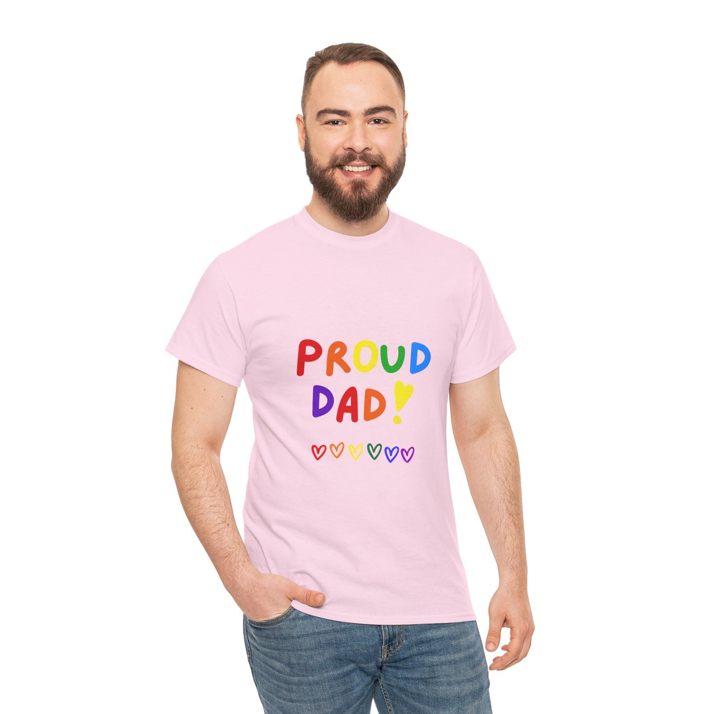 Unisex Heavy Cotton Tee - Proud Dad