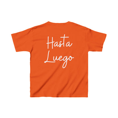 "Hola" & "Hasta Luego" (Spanish Greetings)Kids Heavy Cotton™ Tee