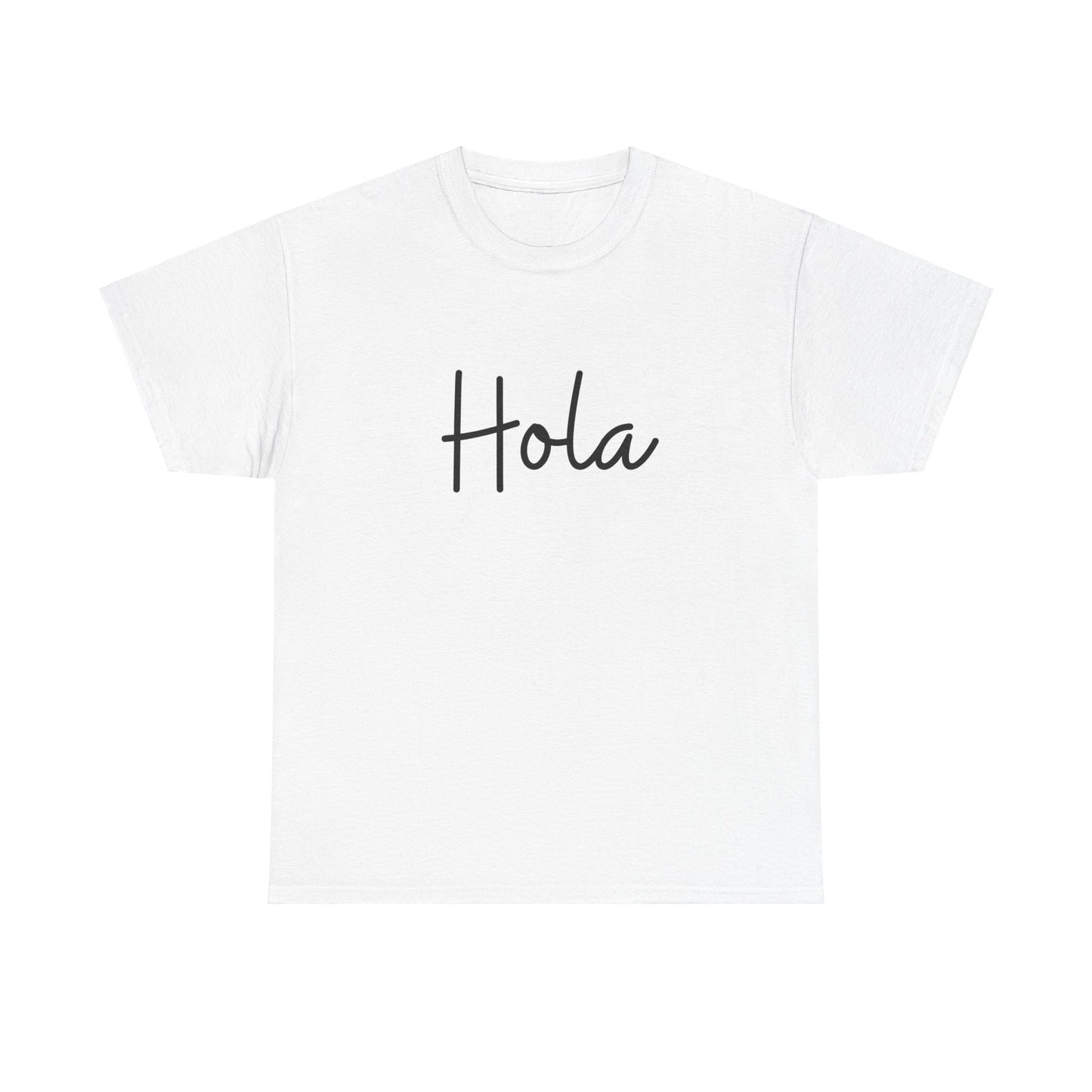 "Hola" & "Hasta Luego" (Spanish Greetings) Unisex Heavy Cotton Tee