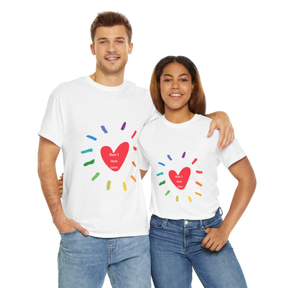 Unisex Heavy Cotton Tee - Don't Hate Love