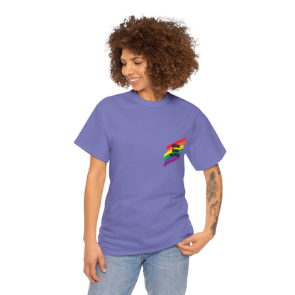 Unisex Heavy Cotton Tee - Here And Queer Mini