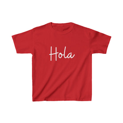 "Hola" & "Hasta Luego" (Spanish Greetings)Kids Heavy Cotton™ Tee