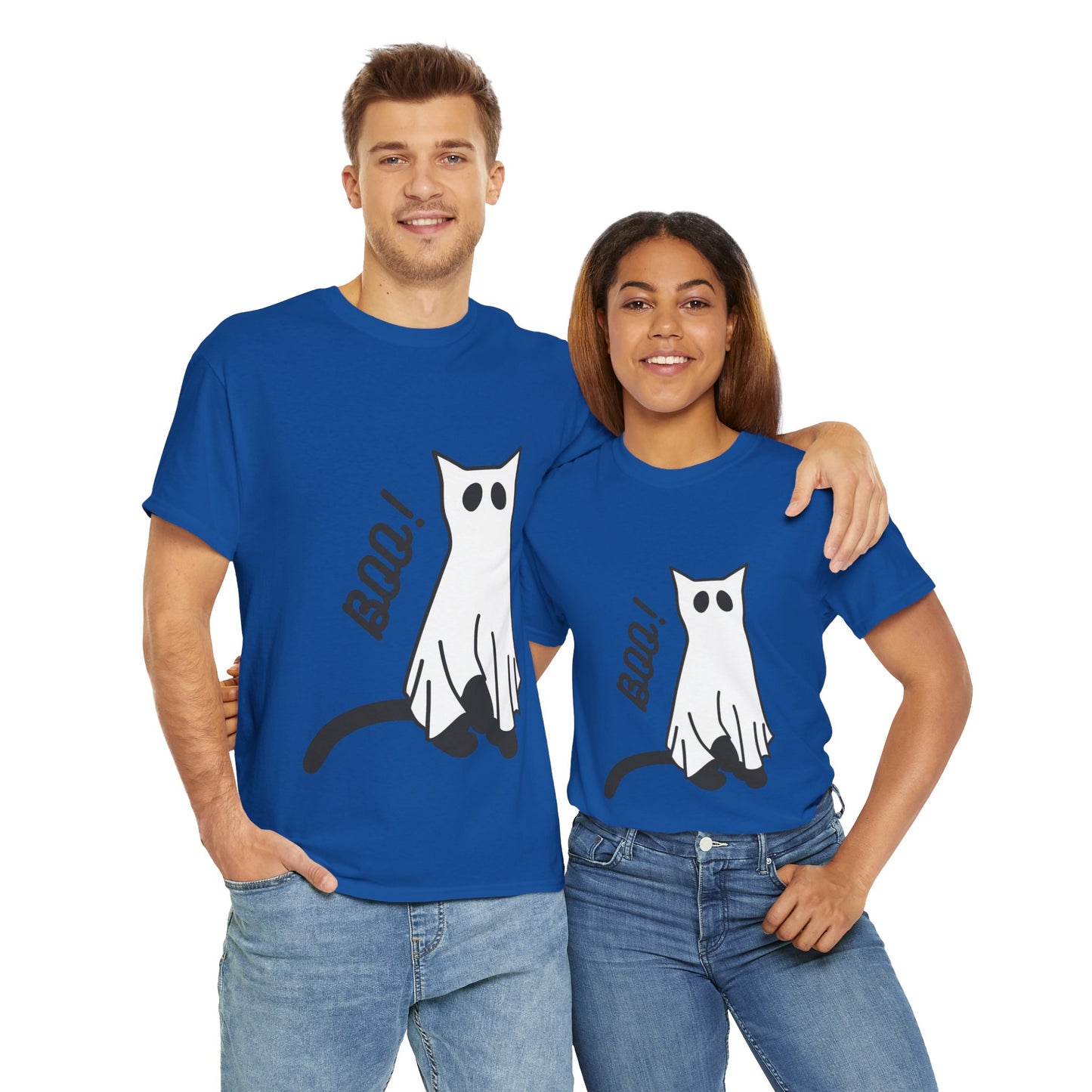 Unisex Heavy Cotton Tee - Boo Cat