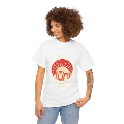 Unisex Heavy Cotton Tee - Let The Sun Shine