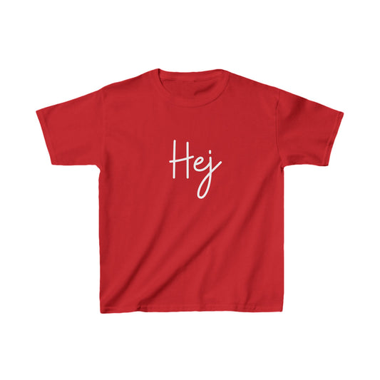 "Hej" & "Farvel" (Danish Greetings) Kids Heavy Cotton™ Tee