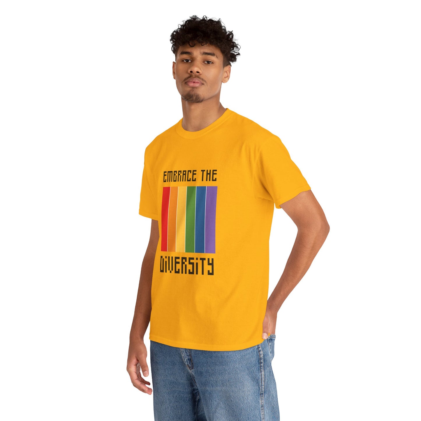 Unisex Heavy Cotton Tee - Embrace The Diversity