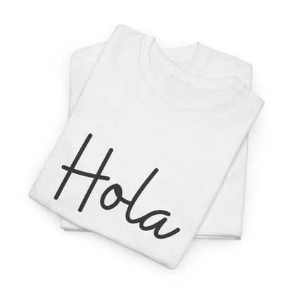 "Hola" & "Hasta Luego" (Spanish Greetings) Unisex Heavy Cotton Tee