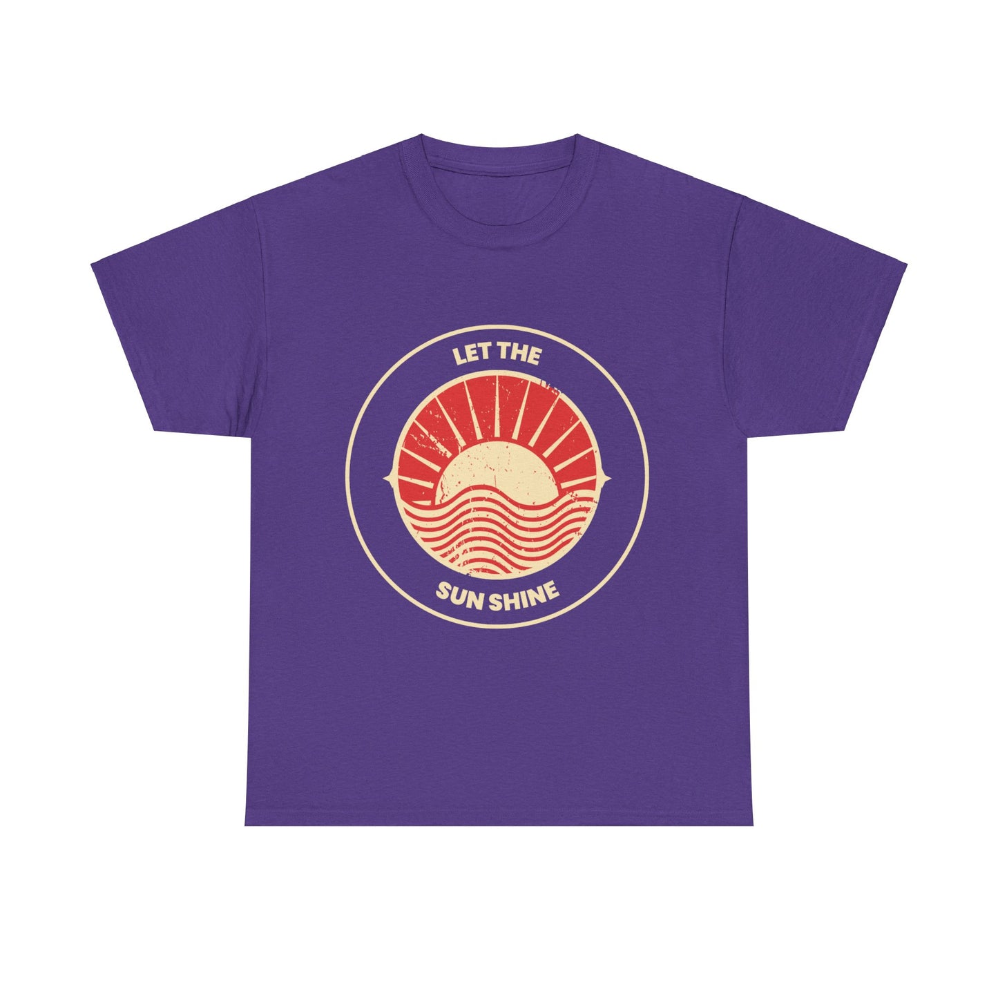 Unisex Heavy Cotton Tee - Let The Sun Shine