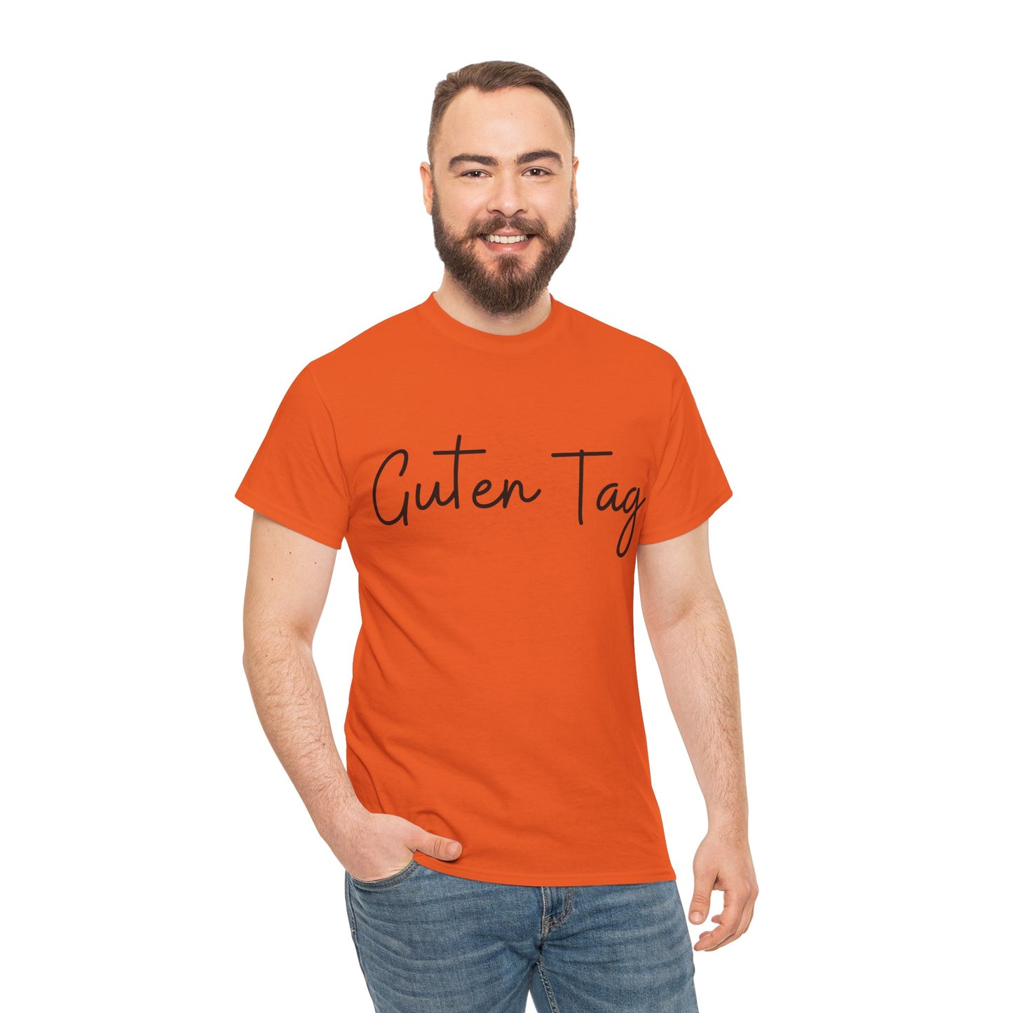 "Guten Tag" (German Greetings) Unisex Heavy Cotton Tee