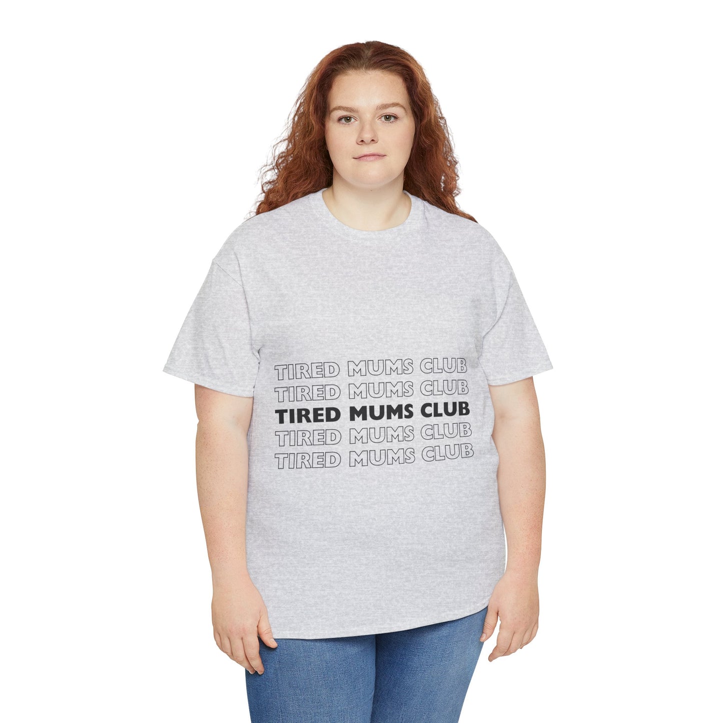 Unisex Heavy Cotton Tee _ Tired Mums Club